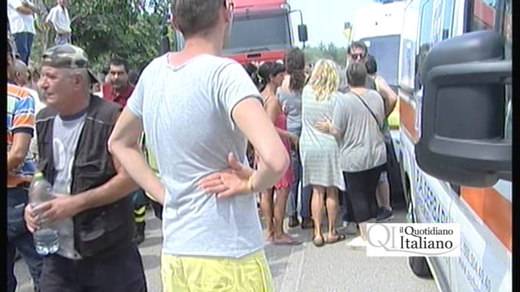 Modugno, le immagini e le voci della tragedia Bruscella