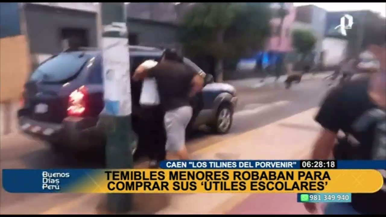 La Victoria: detienen a menores de edad que robaban para 