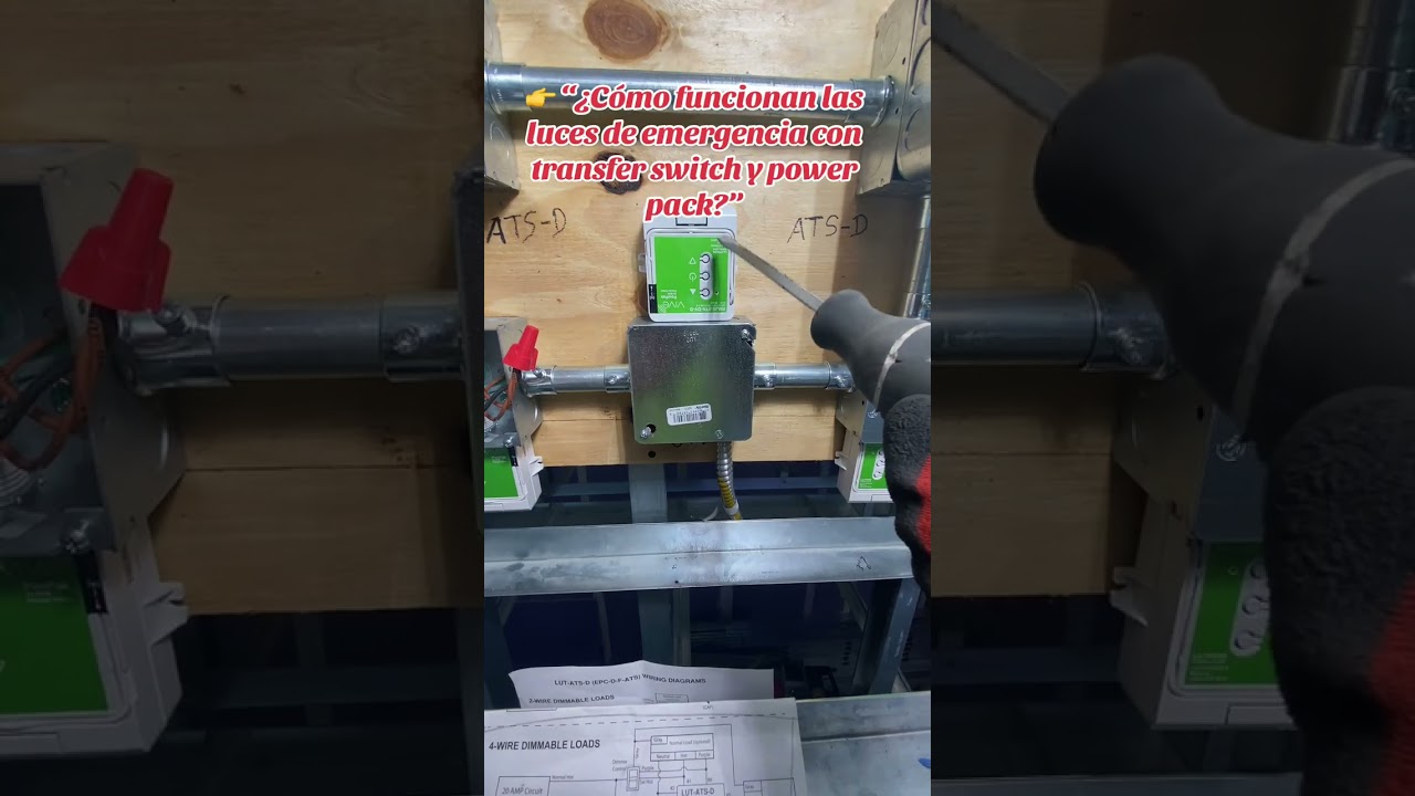 “Transfer Switch y Power Pack ⚡ Cómo funcionan en luces normales y de emergencia”