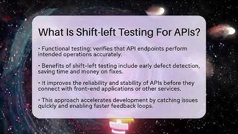 What Is Shift-left Testing For APIs? - Server Logic Simplified