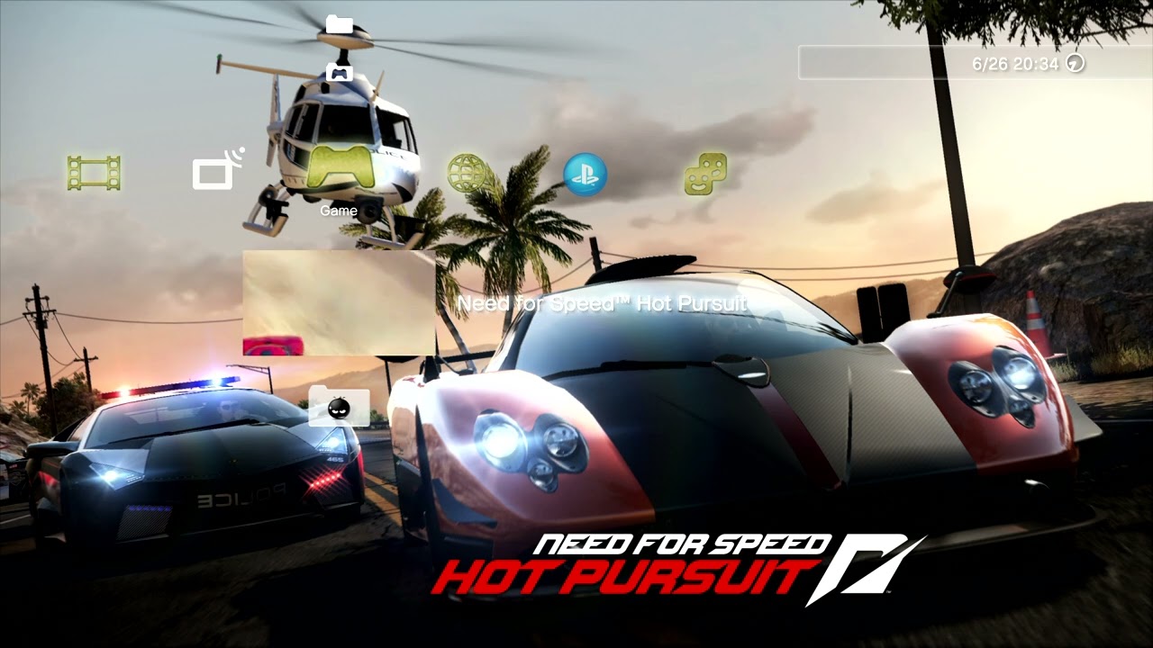 Need For Speed Hot Pursuit (2010) (PS3) - XMB Menu Theme Music - High Quality
