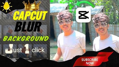 Capcut Background Blur Effect  VideoEditing | Background Blur Video EditingIn Capcut | #capcut 