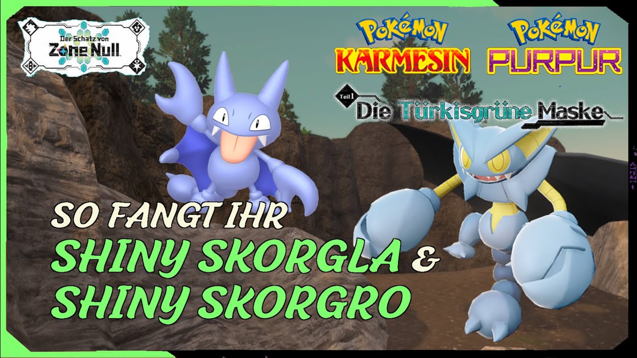 Easy Shiny Skorgla finden und wie man es zu Skorgro entwickelt  ! Karmesin & Purpur DLC