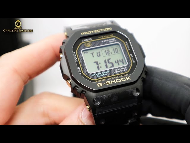 UNBOXING G-SHOCK FULL-METAL TITANIUM CONNECTED WATCH GMWB5000TB-1