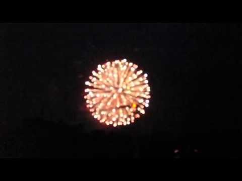 Abschlußfeuerwerk Volksfest 2013