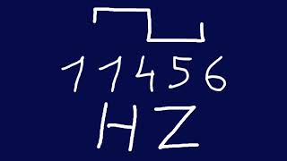 11456 hz square