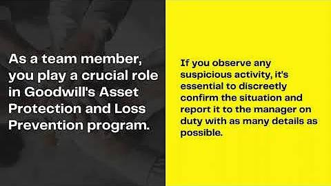 Goodwill South Texas: Asset Protection and Loss Prevention