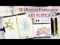 MAR23 Art Supplies Favourites: Watercolours, Coloured Pencils, Watersoluble Markers