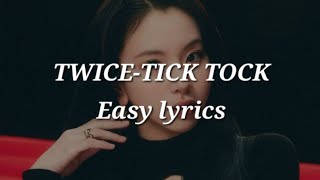 Download lagu TWICE-TICK TOCK Easy lyrics