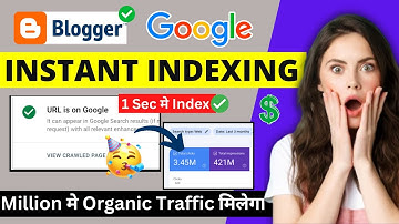 🥳Instant Indexing For Blogger (Index Page in 1 Sec) using API | Google api indexing Blogger