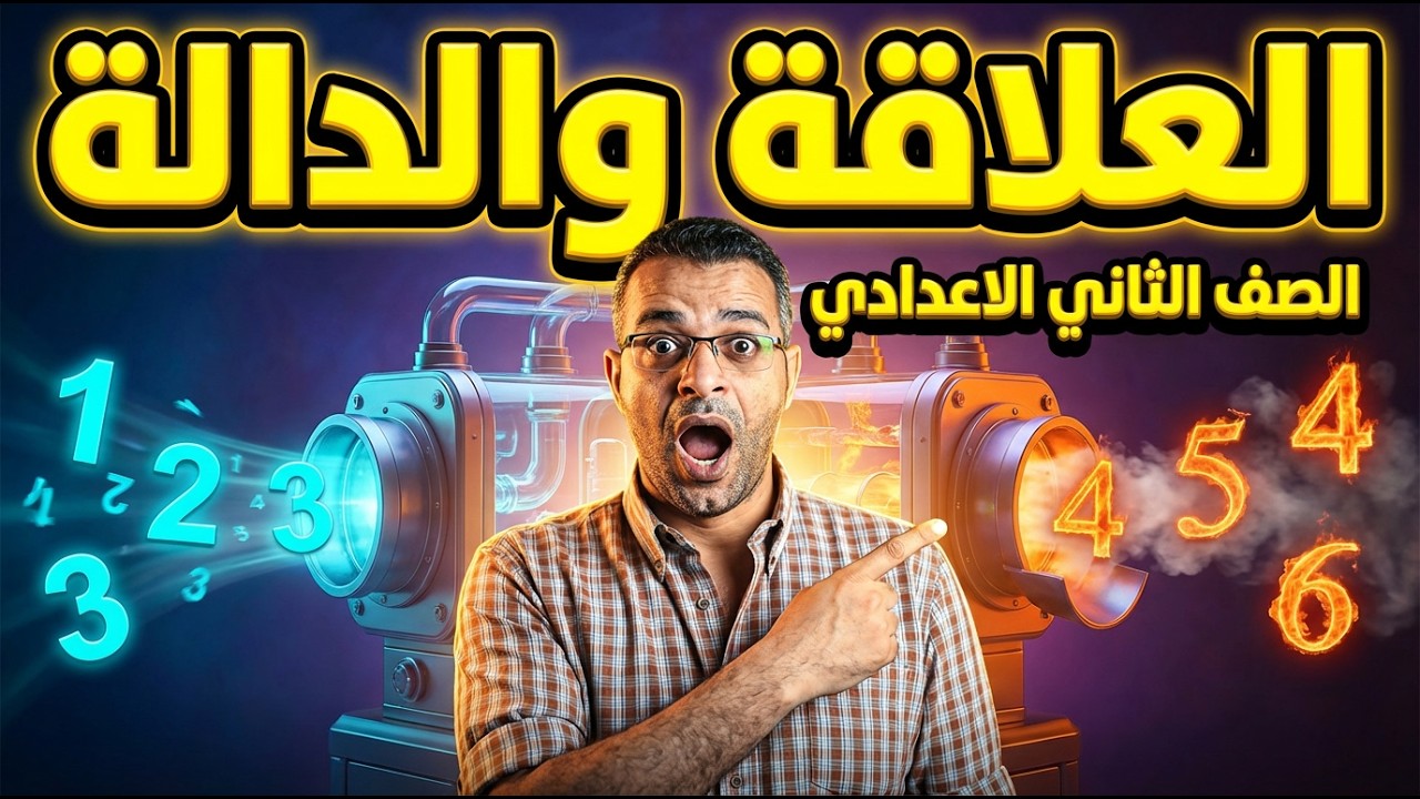 العلاقة والدالة الصف الثاني الاعدادي 2026