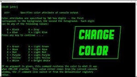 How to instantly Change Font Color in CMD (Command Prompt) | Technical Hakim #CommandPromptTricks