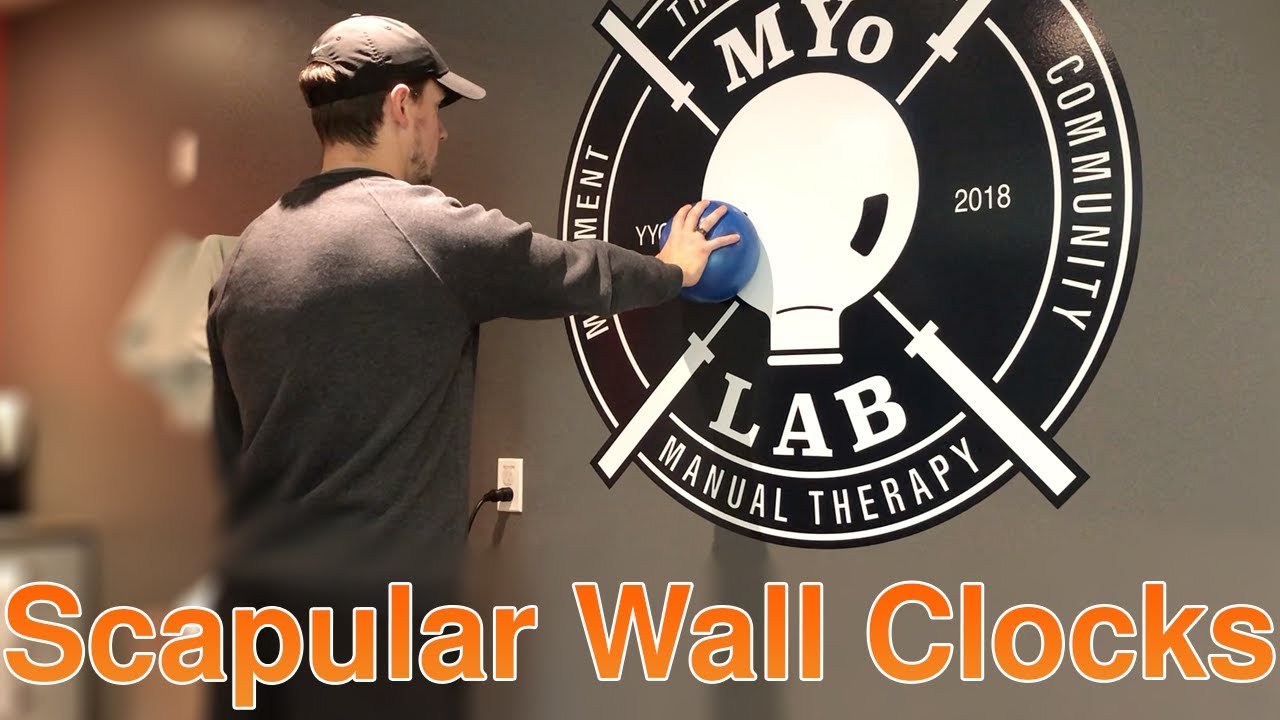 The BEST way to do a Scapular Wall Clock for Upper Back Stability YouTube