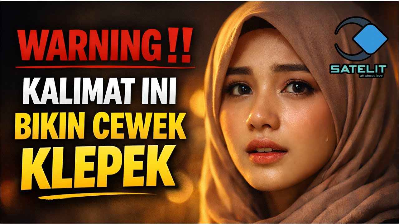 5 KALIMAT AMPUH BIKIN CEWEK BAPER DAN KLEPEK-KLEPEK ‼️😱