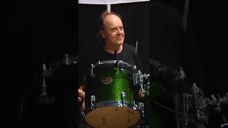 LARS ULRICH REACTION WHEN HE PLAYS DOUBLE BASS TOO FAST #METALLICA #shorts