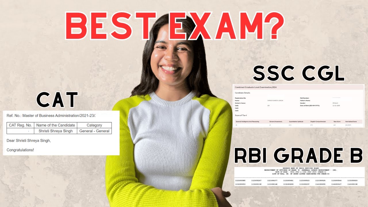 Which exam should you attempt? ➤ Competition and Opportunity | Cracked RBI Grade B, SSC CGL, CAT