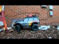 Evening Cruise with FMS FCX10 LC80 in the backyard