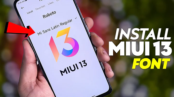 Install MIUI 13 FONT On Xiaomi Phones (Mi Sans Fonts) - 天天要聞