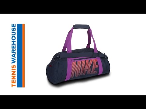 nike purple gym bag