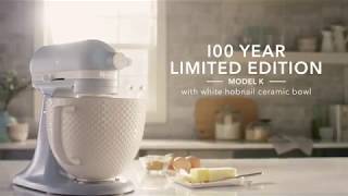 Unboxing  KitchenAid Hobnail Ceramic Stand Mixer Bowl + My Current  Collection! 