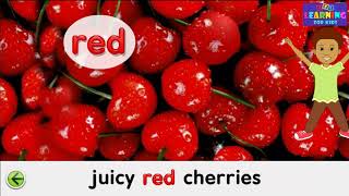 Red - Learn Colors For Kids - How To Learn Colors With Starfall - Learning English For Kids