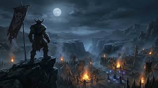 Fantasy Music for Work &amp; Study | Orc Tribal Ambient Campfire | Deep Focus Instrumental