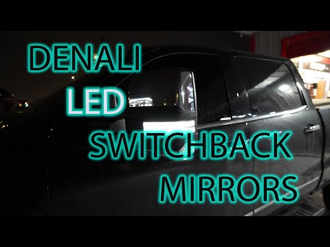 GMC シエラ トウ ミラー スイッチバック シーケンシャル LED インストール - 2016 デナリ ビルド アップデート - alko tint shop