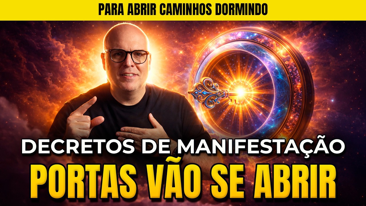 🔑 DECRETOS DE MANIFESTAÇÃO PARA ABRIR CAMINHOS ENQUANTO DORME