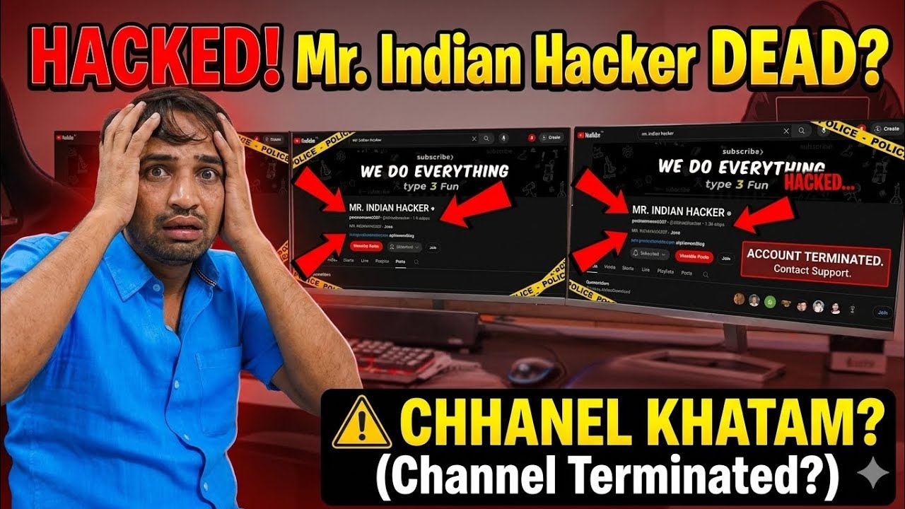 Mr Indian Hacker Channel Hacked || MR INDIAN HACKER - YouTube
