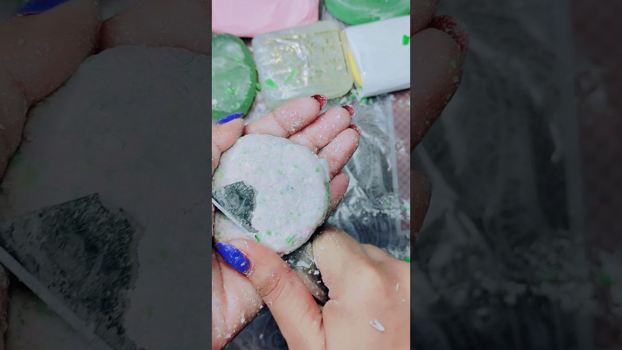 Recycled Soap asmr 🤍🔪 