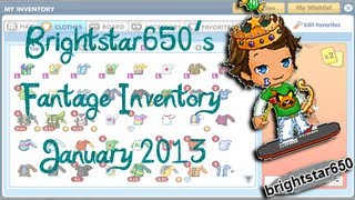 Fantage Inventory Update - January 2013