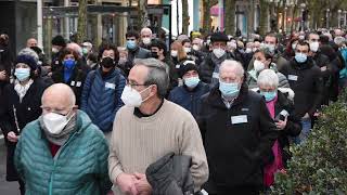 Presoen aldeko manifestazioa Donostian