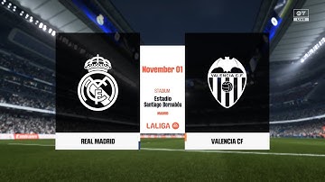 REAL MADRID vs VALENCIA ⚽ LaLiga 2025/26 Matchday 11 🟩 AI Simulation |  Full Match