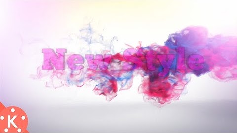 How to Make A Cool Colorful Color Smoke Text Reveal Animation intro in Kinemaster in English 2020