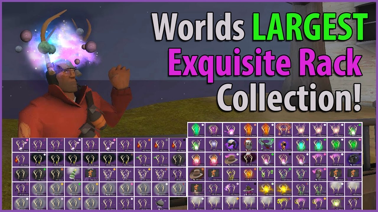 TF2: Worlds Largest Unu Rack Collection (100+ Racks) - 3x Combos & More!