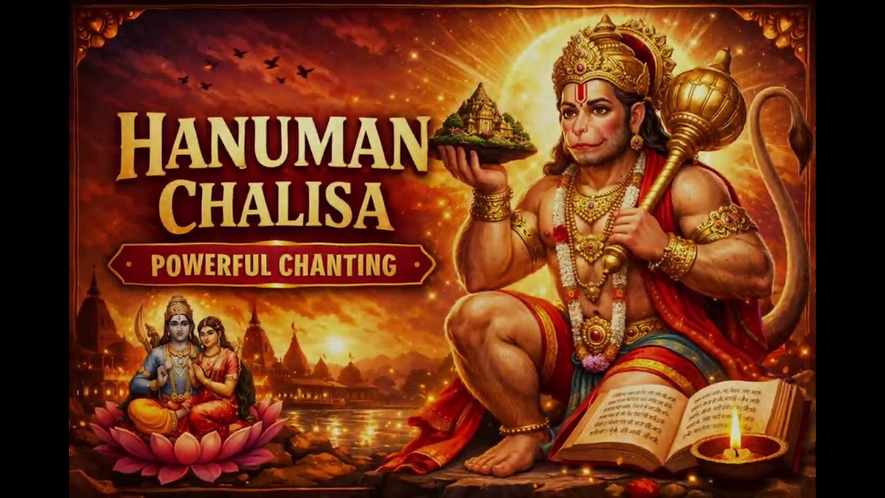 Shri Hanuman chalisa powerful in world 🌍💯🧡🚩#hanuman #power #world #india #best #youtube #morning 