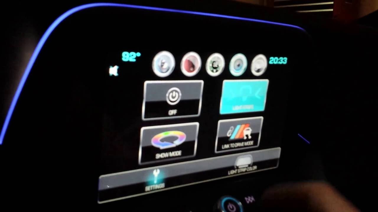 2016 Chevy Camaro 2ss Interior Lighting
