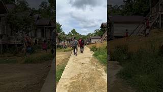 Suasana Semeriot Desa Pedalaman Suku Dayak Punan Di Bulungan  Kalimantan Utara   