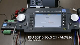 ESU 50210 ECoS 2.1 / Shuttle train - VLOG26 - YouTube