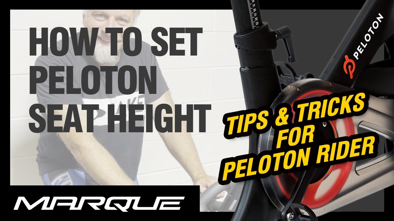 How to Set Peloton Seat Height Quickly | Heel Scrape Method | Tips And