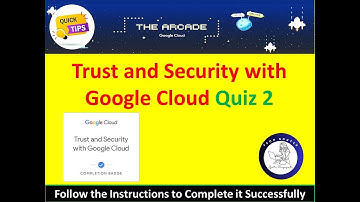 [2024] Trust and Security with Google Cloud [Quiz 2] Answer #googlecloudskillsboost #qwiklabs