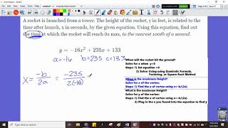3/25 Review for Projectile Motion Test