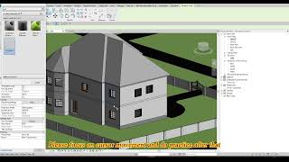 2D AutoCad to Revit model for Two storey building Part 9
