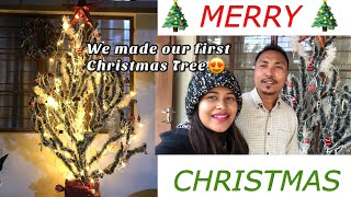 CHRISTMAS TREE MADE WITH LOVE | Christmas is here | Alika Kiho | Semato Assumi