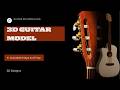 The Trick I used for Creating a Realistic Guitar 3D Design