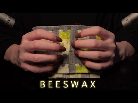 ASMR Beeswax Wrap Sounds for Sleep | Tapping, Scratching (No Talking)