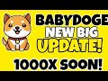 BabyDoge Coin Very Big Update -1000X Soon!! 🔥| Baby Doge Coin Price Prediction 2026 ?