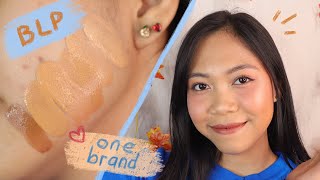 BLP FACE BASE SWATCHES! + review produk BLP lainnya~