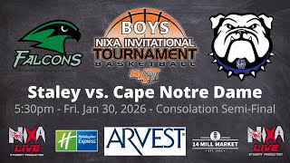2026 Boys NIT | Staley vs Cape Notre Dame | Consolation Semi-Final