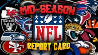 NFL Mid-Season Report Card: Grading Every Team's Performance!